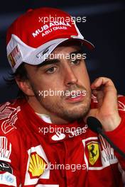 25.09.2010 Singapore, Singapore,  Fernando Alonso (ESP), Scuderia Ferrari - Formula 1 World Championship, Rd 15, Singapore Grand Prix, Saturday Press Conference