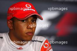 25.09.2010 Singapore, Singapore,  Lewis Hamilton (GBR), McLaren Mercedes - Formula 1 World Championship, Rd 15, Singapore Grand Prix, Saturday Press Conference