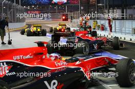 25.09.2010 Singapore, Singapore,  Lucas di Grassi (BRA), Virgin Racing - Formula 1 World Championship, Rd 15, Singapore Grand Prix, Saturday Practice