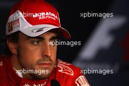 25.09.2010 Singapore, Singapore,  Fernando Alonso (ESP), Scuderia Ferrari - Formula 1 World Championship, Rd 15, Singapore Grand Prix, Saturday Press Conference