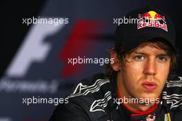 25.09.2010 Singapore, Singapore,  Sebastian Vettel (GER), Red Bull Racing - Formula 1 World Championship, Rd 15, Singapore Grand Prix, Saturday Press Conference