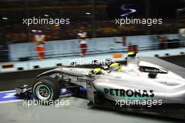 25.09.2010 Singapore, Singapore,  Nico Rosberg (GER), Mercedes GP Petronas - Formula 1 World Championship, Rd 15, Singapore Grand Prix, Saturday Practice