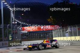 25.09.2010 Singapore, Singapore,  Sebastian Vettel (GER), Red Bull Racing - Formula 1 World Championship, Rd 15, Singapore Grand Prix, Saturday Qualifying