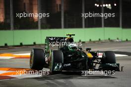 25.09.2010 Singapore, Singapore,  Heikki Kovalainen (FIN), Lotus F1 Team - Formula 1 World Championship, Rd 15, Singapore Grand Prix, Saturday Qualifying