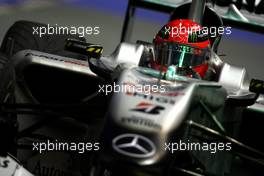 25.09.2010 Singapore, Singapore,  Michael Schumacher (GER), Mercedes GP Petronas - Formula 1 World Championship, Rd 15, Singapore Grand Prix, Saturday Practice