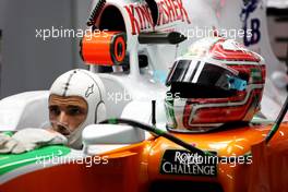 25.09.2010 Singapore, Singapore,  Vitantonio Liuzzi (ITA), Force India F1 Team - Formula 1 World Championship, Rd 15, Singapore Grand Prix, Saturday Practice