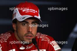 26.09.2010 Singapore, Singapore,  Fernando Alonso (ESP), Scuderia Ferrari - Formula 1 World Championship, Rd 15, Singapore Grand Prix, Sunday Press Conference