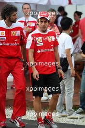 26.09.2010 Singapore, Singapore,  Fernando Alonso (ESP), Scuderia Ferrari - Formula 1 World Championship, Rd 15, Singapore Grand Prix, Sunday