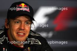 26.09.2010 Singapore, Singapore,  Sebastian Vettel (GER), Red Bull Racing - Formula 1 World Championship, Rd 15, Singapore Grand Prix, Sunday Press Conference