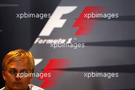 23.09.2010 Singapore, Singapore,  Heikki Kovalainen (FIN), Lotus F1 Team - Formula 1 World Championship, Rd 15, Singapore Grand Prix, Thursday Press Conference