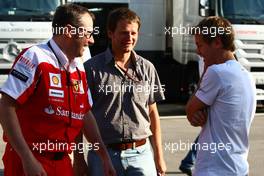 28.05.2010 Istanbul, Turkey,  Stefano Domenicali (ITA) Ferrari General Director with Sebastian Vettel (GER), Red Bull Racing - Formula 1 World Championship, Rd 7, Turkish Grand Prix, Friday