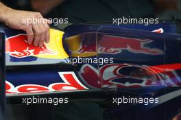 28.05.2010 Istanbul, Turkey,  the F-Duct system on the car of Sebastian Vettel (GER), Red Bull Racing - Formula 1 World Championship, Rd 7, Turkish Grand Prix, Friday Practice