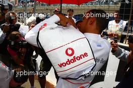 30.05.2010 Istanbul, Turkey,  Lewis Hamilton (GBR), McLaren Mercedes - Formula 1 World Championship, Rd 7, Turkish Grand Prix, Sunday Pre-Race Grid
