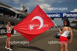 30.05.2010 Istanbul, Turkey,  Grid girl - Formula 1 World Championship, Rd 7, Turkish Grand Prix, Sunday Grid Girl