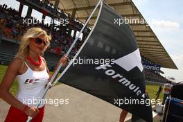 30.05.2010 Istanbul, Turkey,  Grid girl - Formula 1 World Championship, Rd 7, Turkish Grand Prix, Sunday Grid Girl