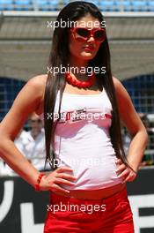 30.05.2010 Istanbul, Turkey,  Grid girl - Formula 1 World Championship, Rd 7, Turkish Grand Prix, Sunday Grid Girl