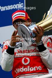 30.05.2010 Istanbul, Turkey,  1st place Lewis Hamilton (GBR), McLaren Mercedes - Formula 1 World Championship, Rd 7, Turkish Grand Prix, Sunday Podium