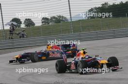 30.05.2010 Istanbul, Turkey,  Mark Webber (AUS), Red Bull Racing drives off after his crash with Sebastian Vettel (GER), Red Bull Racing - Formula 1 World Championship, Rd 7, Turkish Grand Prix, Sunday Race