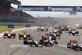 30.05.2010 Istanbul, Turkey,  Michael Schumacher (GER), Mercedes GP Petronas, Jenson Button (GBR), McLaren Mercedes - Formula 1 World Championship, Rd 7, Turkish Grand Prix, Sunday Race
