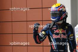 29.05.2010 Istanbul, Turkey,  Mark Webber (AUS), Red Bull Racing gets pole position - Formula 1 World Championship, Rd 7, Turkish Grand Prix, Saturday Qualifying