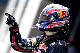 29.05.2010 Istanbul, Turkey,  Mark Webber (AUS), Red Bull Racing, in pole position - Formula 1 World Championship, Rd 7, Turkish Grand Prix, Saturday Qualifying