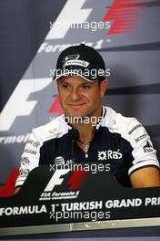27.05.2010 Istanbul, Turkey,  Rubens Barrichello (BRA), Williams F1 Team - Formula 1 World Championship, Rd 7, Turkish Grand Prix, Thursday Press Conference