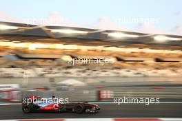 12.11.2010 Abu Dhabi, Abu Dhabi,  Jenson Button (GBR), McLaren Mercedes - Formula 1 World Championship, Rd 19, Abu Dhabi Grand Prix, Friday Practice