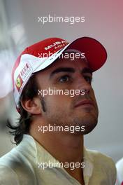 12.11.2010 Abu Dhabi, Abu Dhabi,  Fernando Alonso (ESP), Scuderia Ferrari - Formula 1 World Championship, Rd 19, Abu Dhabi Grand Prix, Friday Practice