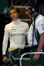 12.11.2010 Abu Dhabi, Abu Dhabi,  Jarno Trulli (ITA), Lotus F1 Team  - Formula 1 World Championship, Rd 19, Abu Dhabi Grand Prix, Friday Practice