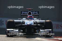 12.11.2010 Abu Dhabi, Abu Dhabi,  Rubens Barrichello (BRA), Williams F1 Team  - Formula 1 World Championship, Rd 19, Abu Dhabi Grand Prix, Friday Practice