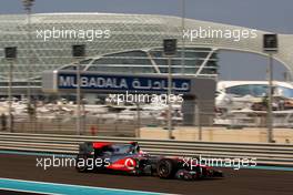 12.11.2010 Abu Dhabi, Abu Dhabi,  Jenson Button (GBR), McLaren Mercedes  - Formula 1 World Championship, Rd 19, Abu Dhabi Grand Prix, Friday Practice