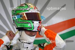 12.11.2010 Abu Dhabi, Abu Dhabi,  Vitantonio Liuzzi (ITA), Force India F1 Team - Formula 1 World Championship, Rd 19, Abu Dhabi Grand Prix, Friday Practice