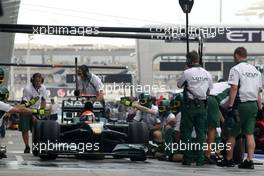 12.11.2010 Abu Dhabi, Abu Dhabi,  Jarno Trulli (ITA), Lotus F1 Team  - Formula 1 World Championship, Rd 19, Abu Dhabi Grand Prix, Friday Practice