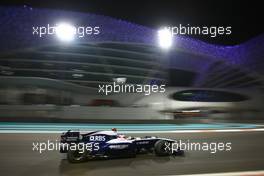 12.11.2010 Abu Dhabi, Abu Dhabi,  Rubens Barrichello (BRA), Williams F1 Team - Formula 1 World Championship, Rd 19, Abu Dhabi Grand Prix, Friday Practice