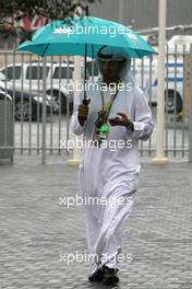 12.11.2010 Abu Dhabi, Abu Dhabi,  Rain hits Abu Dhabi - Formula 1 World Championship, Rd 19, Abu Dhabi Grand Prix, Friday