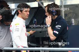 12.11.2010 Abu Dhabi, Abu Dhabi,  Mark Webber (AUS), Red Bull Racing - Formula 1 World Championship, Rd 19, Abu Dhabi Grand Prix, Friday