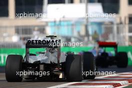 12.11.2010 Abu Dhabi, Abu Dhabi,  Nico Rosberg (GER), Mercedes GP  - Formula 1 World Championship, Rd 19, Abu Dhabi Grand Prix, Friday Practice