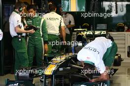 12.11.2010 Abu Dhabi, Abu Dhabi,  Fairuz Fauzy (MAL), Test Driver, Lotus F1 Team - Formula 1 World Championship, Rd 19, Abu Dhabi Grand Prix, Friday Practice