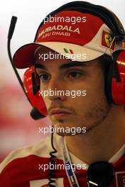 12.11.2010 Abu Dhabi, Abu Dhabi,  Jules Bianchi (FRA), Test driver, Scuderia Ferrari - Formula 1 World Championship, Rd 19, Abu Dhabi Grand Prix, Friday Practice