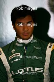 12.11.2010 Abu Dhabi, Abu Dhabi,  Fairuz Fauzy (MAL), Test Driver, Lotus F1 Team  - Formula 1 World Championship, Rd 19, Abu Dhabi Grand Prix, Friday Practice