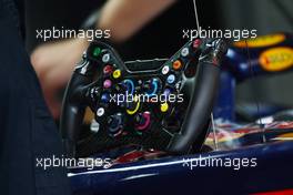 12.11.2010 Abu Dhabi, Abu Dhabi,  Red Bull Steering wheel - Formula 1 World Championship, Rd 19, Abu Dhabi Grand Prix, Friday Practice