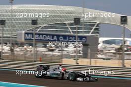 12.11.2010 Abu Dhabi, Abu Dhabi,  Michael Schumacher (GER), Mercedes GP  - Formula 1 World Championship, Rd 19, Abu Dhabi Grand Prix, Friday Practice