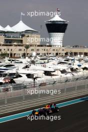 12.11.2010 Abu Dhabi, Abu Dhabi,  Mark Webber (AUS), Red Bull Racing - Formula 1 World Championship, Rd 19, Abu Dhabi Grand Prix, Friday Practice