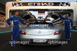 14.11.2010 Abu Dhabi, Abu Dhabi,  Bernt Maylander safety car driver - Formula 1 World Championship, Rd 19, Abu Dhabi Grand Prix, Sunday Pre-Race Grid