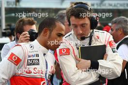 14.11.2010 Abu Dhabi, Abu Dhabi,  Lewis Hamilton (GBR), McLaren Mercedes - Formula 1 World Championship, Rd 19, Abu Dhabi Grand Prix, Sunday Pre-Race Grid