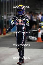 14.11.2010 Abu Dhabi, Abu Dhabi,  Mark Webber (AUS), Red Bull Racing - Formula 1 World Championship, Rd 19, Abu Dhabi Grand Prix, Sunday Podium