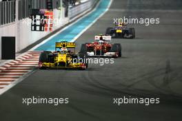 14.11.2010 Abu Dhabi, Abu Dhabi,  Vitaly Petrov (RUS), Renault F1 Team  - Formula 1 World Championship, Rd 19, Abu Dhabi Grand Prix, Sunday Podium