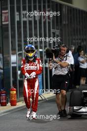 14.11.2010 Abu Dhabi, Abu Dhabi,  Fernando Alonso (ESP), Scuderia Ferrari - Formula 1 World Championship, Rd 19, Abu Dhabi Grand Prix, Sunday Podium
