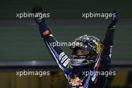 14.11.2010 Abu Dhabi, Abu Dhabi,  1st place and new world champion Sebastian Vettel (GER), Red Bull Racing - Formula 1 World Championship, Rd 19, Abu Dhabi Grand Prix, Sunday Podium