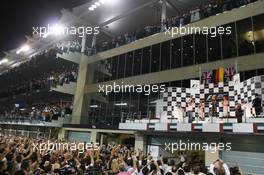 14.11.2010 Abu Dhabi, Abu Dhabi,  Sebastian Vettel (GER), Red Bull Racing - Formula 1 World Championship, Rd 19, Abu Dhabi Grand Prix, Sunday Podium